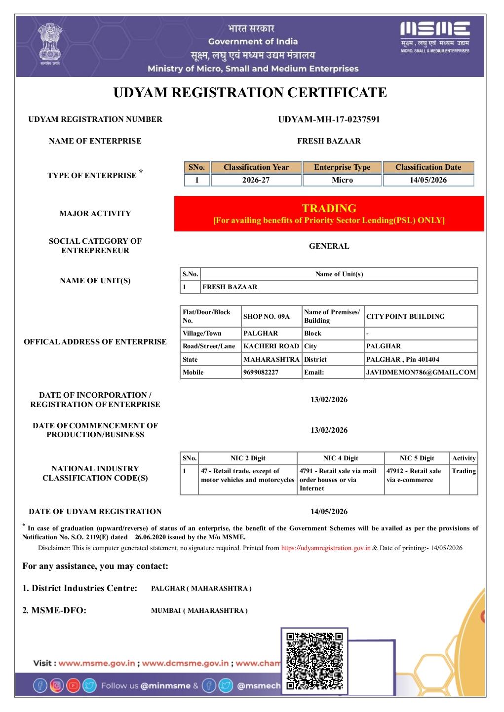 FSSAI License